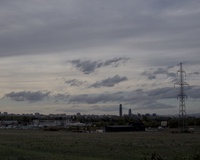 Autumn sky above Sofia