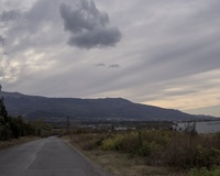 Autumn sky above Sofia
